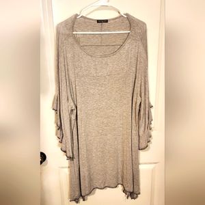 Ruffled Long Sleeve Shirt